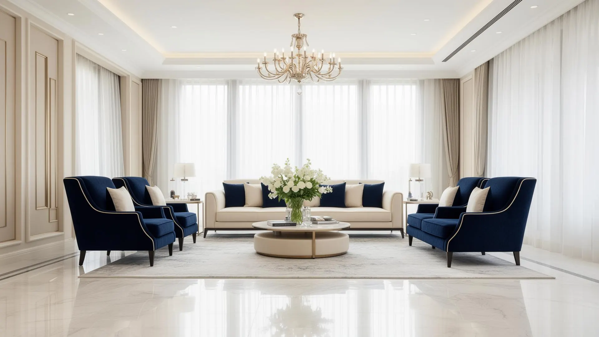 Pristine clean luxury interior